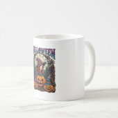 ハロウィーン 魔女 カボチャ 月の満ち欠け_1 コーヒーマグカップ (正面右)