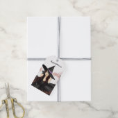 ハロウィーン、魔女 ギフトタグ (より糸付き)