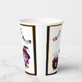 ハロウィーン/魔女/秋/10月 紙コップ (右)