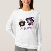 ハロウィーン/魔女/秋/10月 Tシャツ (正面)