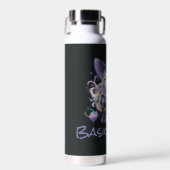 ハロウィーン/魔女/紫 ウォーターボトル (正面)