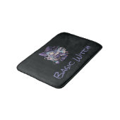 ハロウィーン/魔女/紫 バスマット (アングル)