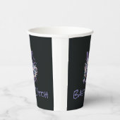 ハロウィーン/魔女/紫 紙コップ (右)