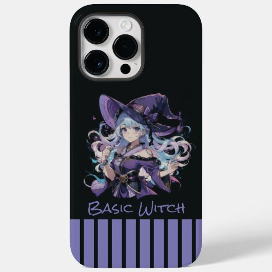 ハロウィーン/魔女/紫 Case-Mate iPhoneケース (裏面)