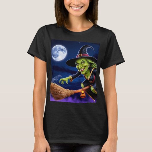 ハロウィーン/魔女Tシャツ Tシャツ (正面)