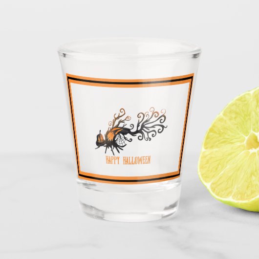 ハロウィーン/10月/秋/カボチャ ショットグラス (正面)