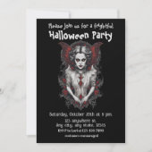 ハロウィーン、13人の吸血鬼、恐ろしい、怖い、 招待状 (正面)