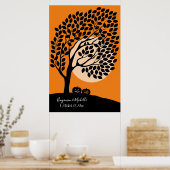 ハロウィーン – 150シグネチャーゲストブックオルタナティブ ポスター (キッチン)