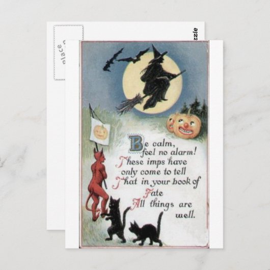 ハロウィーン–53 ポストカード (正面/裏面)