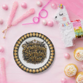 ハロウィーン Bewitching 誕生日 アルカイック様式 ペーパープレート (パーティー)