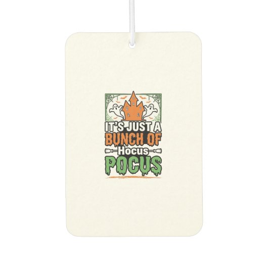 ハロウィーン Hocus Pocus 引用 ベクターデザイン_1 カーエアーフレッシュナー (正面)