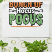 ハロウィーン Hocus Pocus 引用 ベクター デザイン_1 キッチンタオル (折り畳み)
