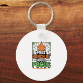 ハロウィーン Hocus Pocus 引用 ベクター デザイン_1 キーホルダー (正面)