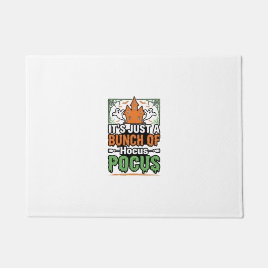 ハロウィーン Hocus Pocus 引用 ベクター デザイン_1 ドアマット (正面)