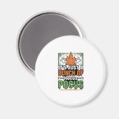 ハロウィーン Hocus Pocus 引用 ベクター デザイン_1 マグネット (正面/裏面)