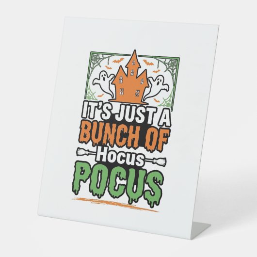 ハロウィーン Hocus Pocus 引用 ベクター デザイン_1 台座サイン (正面)