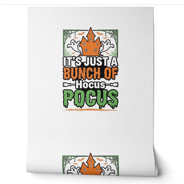 ハロウィーン Hocus Pocus 引用 ベクター デザイン_1 壁紙 (ほどく)