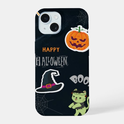 ハロウィーン iPhone 15ケース (裏面)
