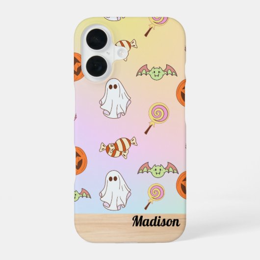 ハロウィーン iPhone 16ケース (裏面)