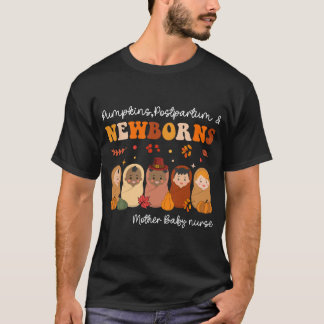 ハロウィーン NICU看護師 パシフィア カボチャ 未熟児 Tシャツ