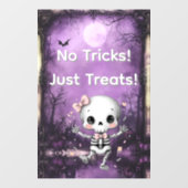 ハロウィーン「No Tricks Just Treat」 ウィンドウサイン (シート)