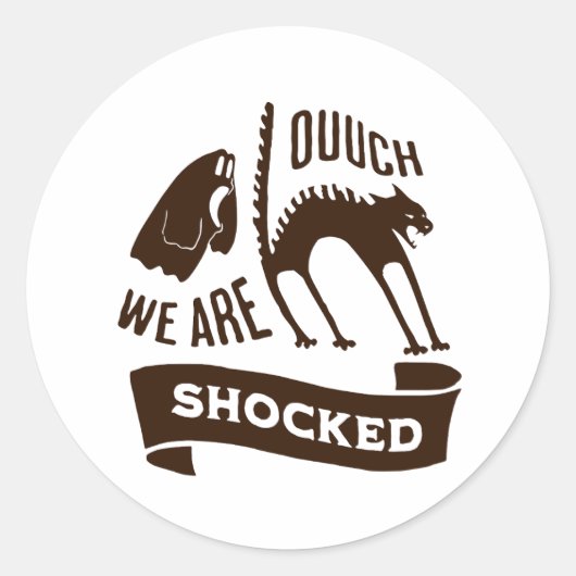 ハロウィーン_spooky_boo_pumpkins ラウンドシール (正面)