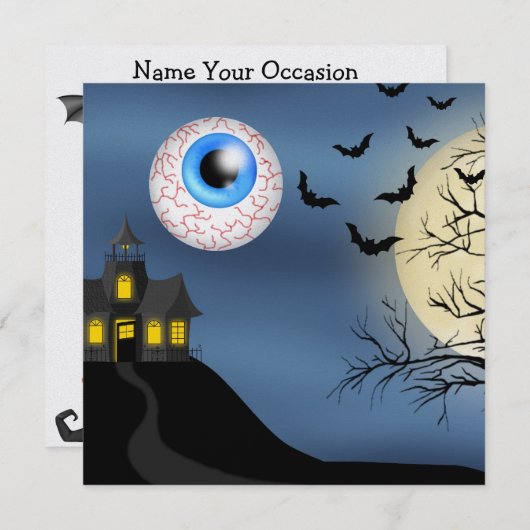 ハロウィーン – SRF 招待状 (正面/裏面)