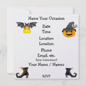 ハロウィーン – SRF 招待状 (裏面)