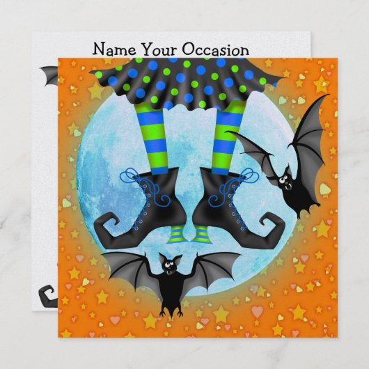 ハロウィーン – SRF 招待状 (正面/裏面)