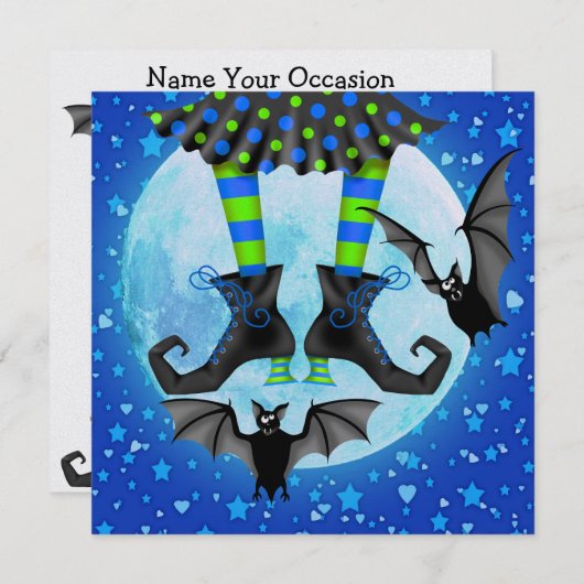 ハロウィーン – SRF 招待状 (正面/裏面)