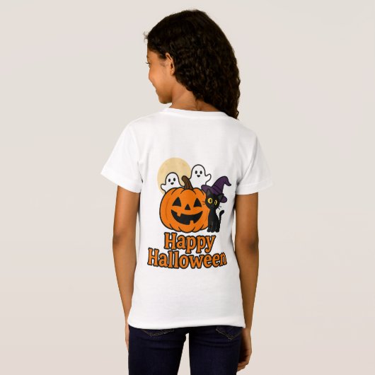 ハロウィーン Tシャツ (裏面フル)