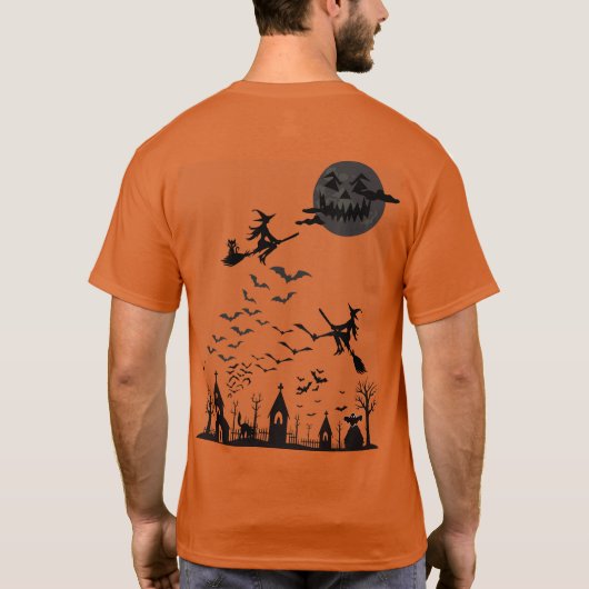 ハロウィーン Tシャツ (裏面)