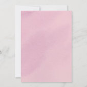 ハロウィーンAベビーが赤ちゃんシャワーピンクを醸造している 招待状 (裏面)