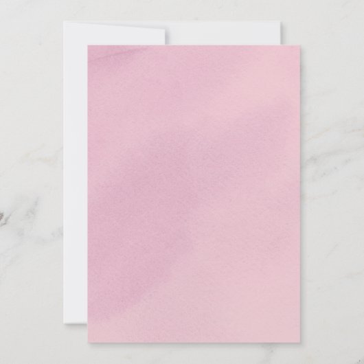 ハロウィーンAベビーが赤ちゃんシャワーピンクを醸造している 招待状 (裏面)