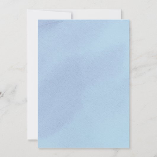 ハロウィーンAベビーが赤ちゃんシャワーブルーを醸造している 招待状 (裏面)