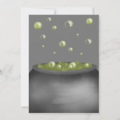 ハロウィーンAベビーが醸造ベビーシャワー招待状 招待状 (裏面)