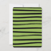 ハロウィーンAベビーはカルドロンベビーシャワーを醸造している 招待状 (裏面)