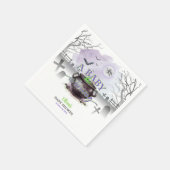 ハロウィーンAベビーは紙ナプキン(P/G)を醸造している スタンダードカクテルナプキン (角)