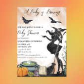 ハロウィーンAベビーは魔女の水色を醸造している 招待状