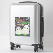 ハロウィーンA-BOO-Cadoかわいいアボカ不気味ド幽霊 シール (スーツケース)