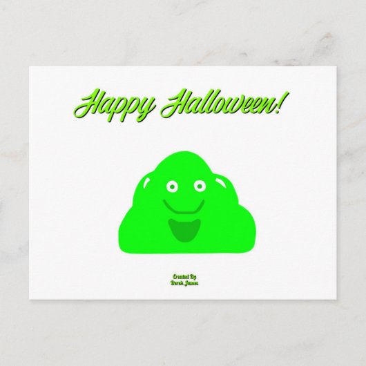 ハロウィーンBLOBポストカード ポストカード (正面)