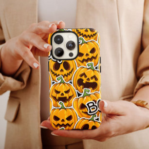 ハロウィーンBOOオレンジカボチャiPhoneケースメイト iPhone 13 Pro Maxケース