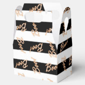 ハロウィーンBOOオレンジ白黒パーティー好意ボックス フェイバーボックス (オープン)