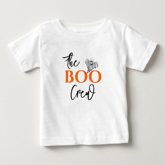 ハロウィーンBOOクルー ベビーTシャツ (正面)
