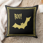 ハロウィーンBOO装飾用クッションby詩人Adiela Akoo クッション (ブランケット)