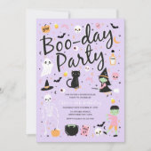 ハロウィーンBOO-DAYパーティの招待状 招待状 (正面)