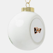 ハロウィーンBOO! lハロウィーン2021グローバルハロウィーン セラミックボールオーナメント (左)