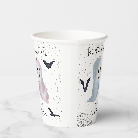 ハロウィーンBoo-yとグールジェンダーが幽霊たち 紙コップ (右)