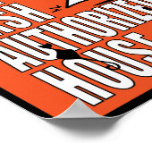 ハロウィーンDDD許可ハウス ポスター (角)