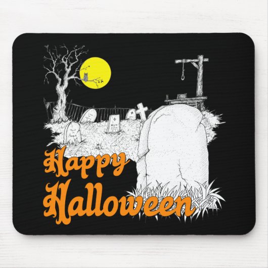 ハロウィーンDIY マウスパッド (正面)